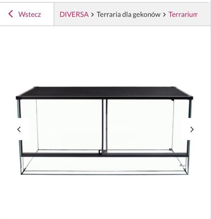 Terrarium Diversa czarne