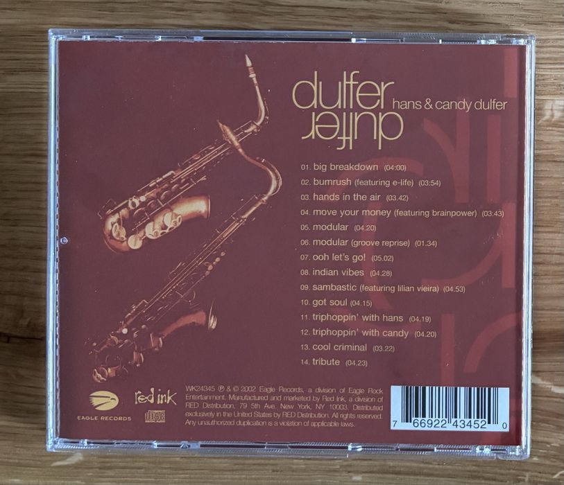 Hans & Candy Dulfer „Dulfer Dulfer” CD