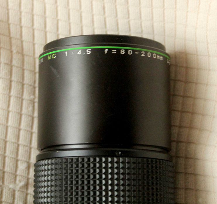 Hanimex automatic zoom mc 80-200mm f4.5. Pentax.