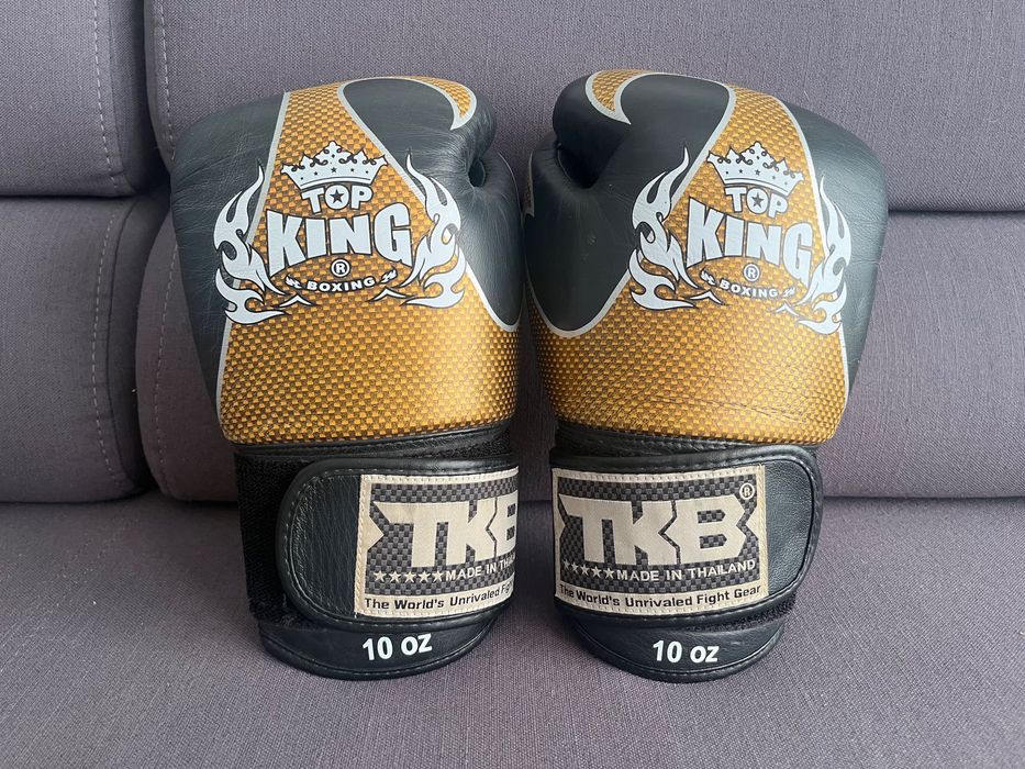 Rękwice muay thai bokserskie TOP KING 10oz