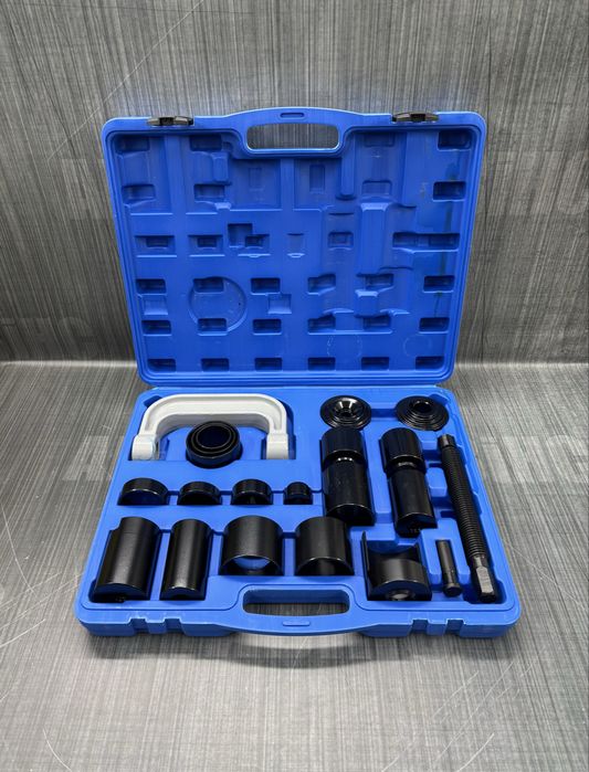 Знімач сайлентблоків та підшипників з набором оправок 21 предмет
