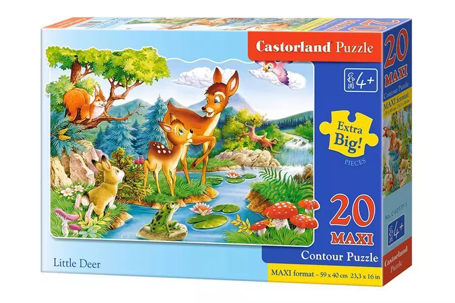 Puzzle maxi 20 elementów. Bambi. Castorland