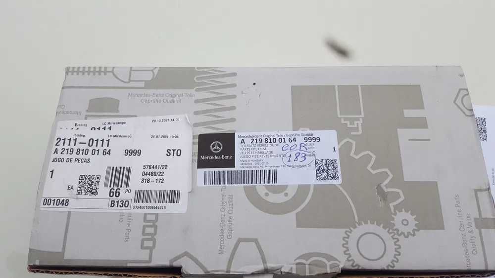 Capa do espelho retrovisor esquerdo Mercedes CLS 2007 com pisca