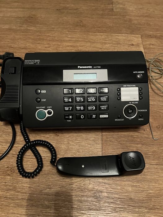 Факс Panasonic черный