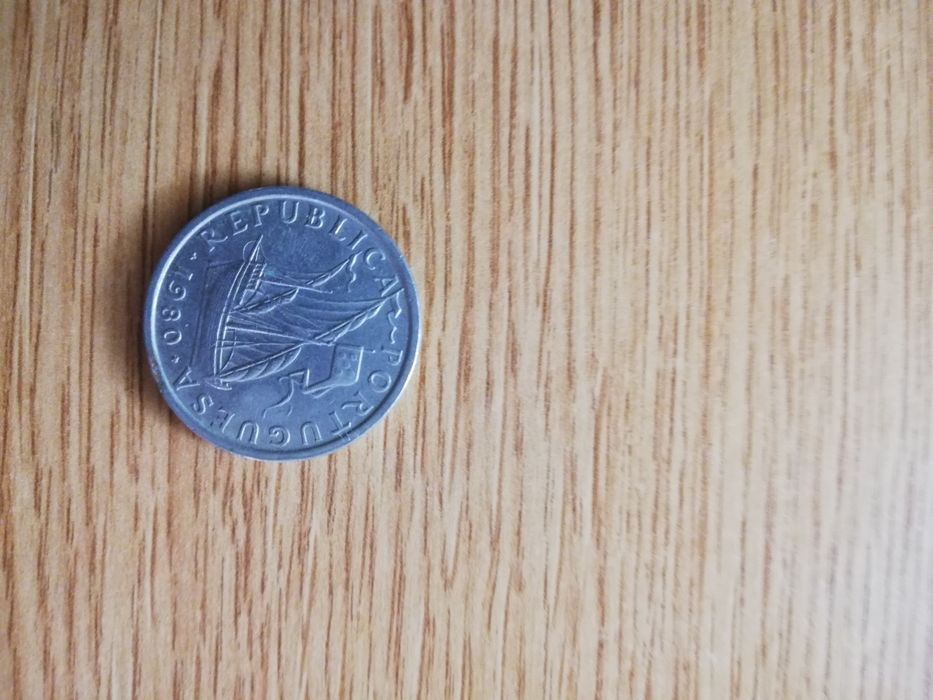 Moeda 5 escudos 1980
