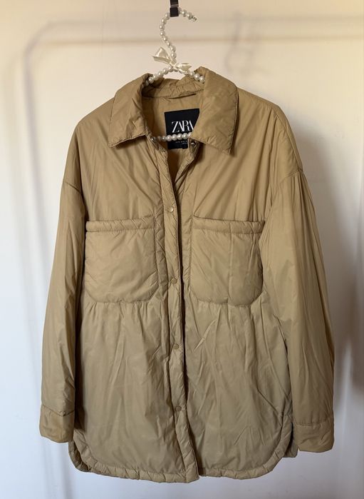 Zara kurtka z tkaniny hydrofobowej XS