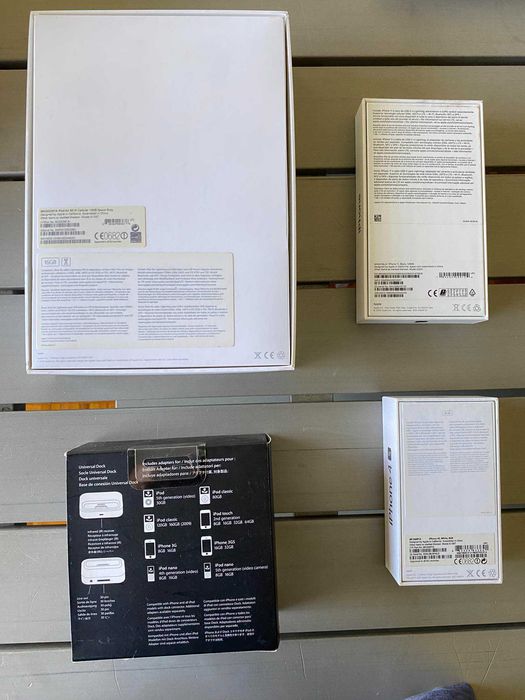 caixas iphone e ipad