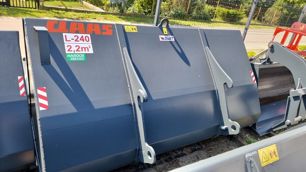 łyżka 2,2m3 240 cm manitou jcb cat dieci metbro new holland  claas