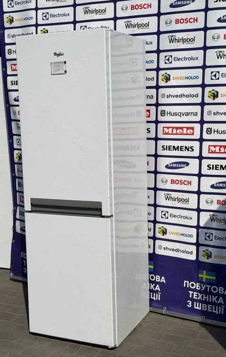 Холодильник б/в Whirlpool 339л, гарантія 6міс, #07957