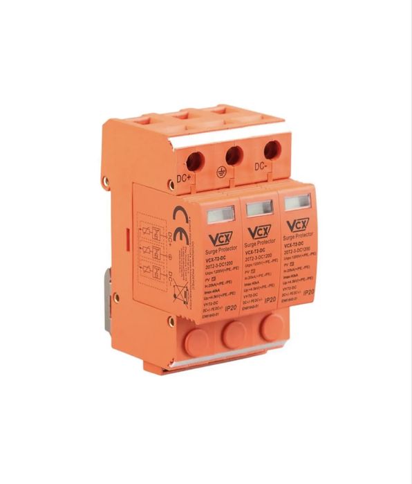 Фотоелектричний розрядник перенапруг DC C 1200V 3P PV VCX