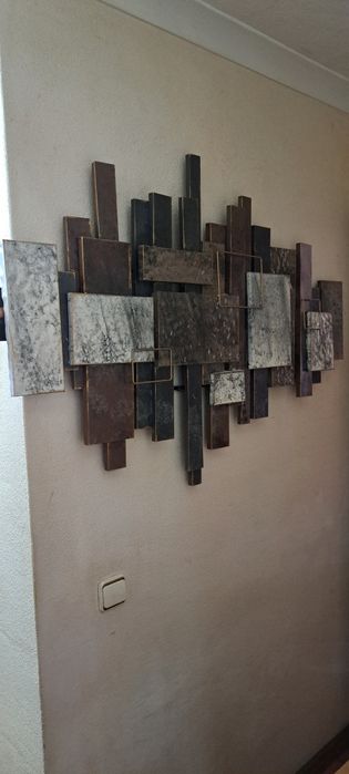 Vendo esse quadro de decoração lindíssima  e todo em chapa