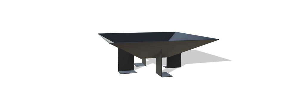 Palenisko ogrodowe 70x70cm gruba stal 4mm, solidna konstrukcja, POLSKI produkt