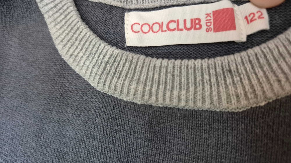 sweter nr 2 paski cool club smyk rozmiar 122 chłopiec 06 K1