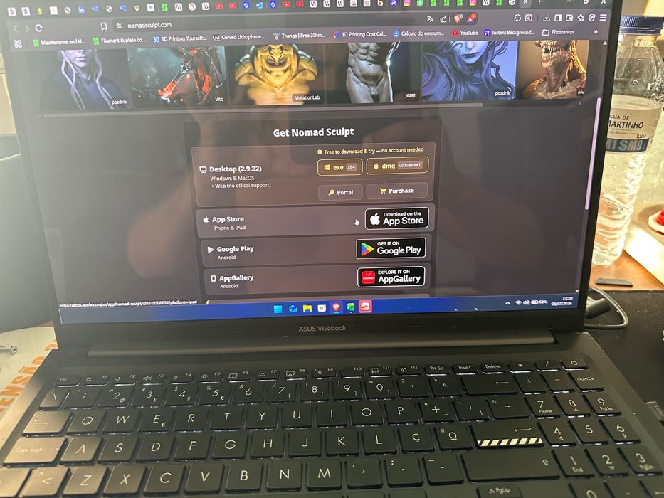 ASUS Vivobook 15 OLED M1505YA-R77AOHDPB2 – Como Novo | Ryzen 7 | 16GB RAM | OLED 2.8K | Garantia