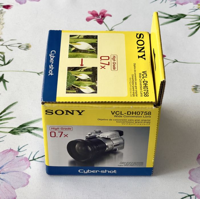 Nowy konwerter szerokokątny Sony VCL-DH0758 0.7x High Grade – Komplet!