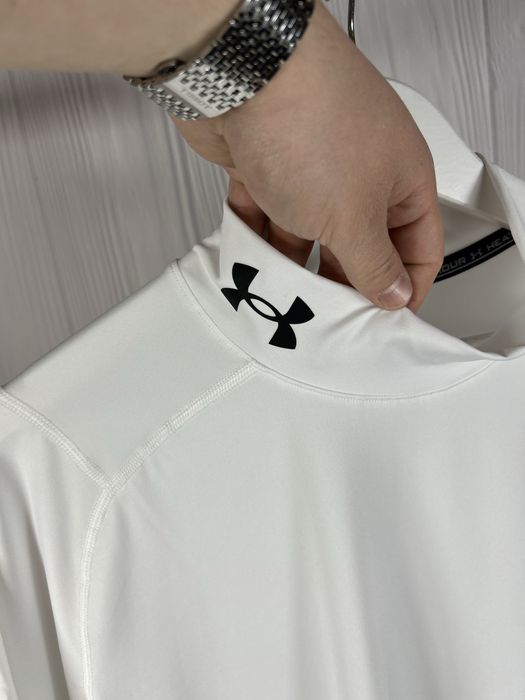 Under Armour Compression HeatGear білосніжна компресійна футболка XXL