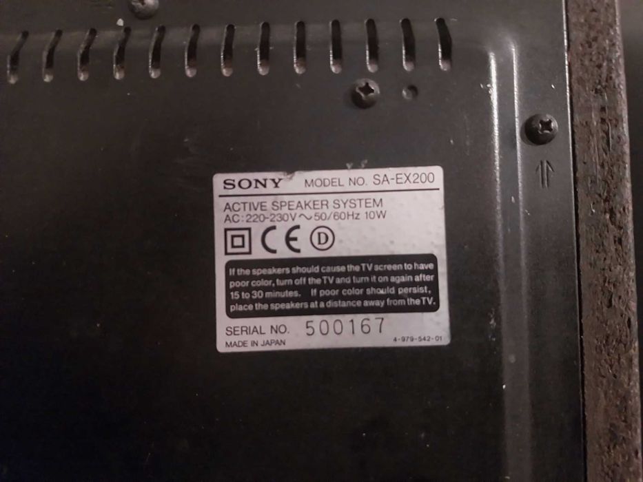 Colunas Sony SA EX-200