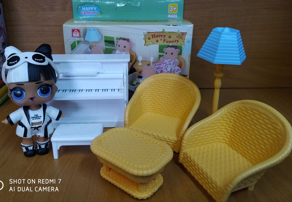 Меблі для ляльок  ЛОЛ ( Мебель для кукол LOL) Барби,  Флоксових животн