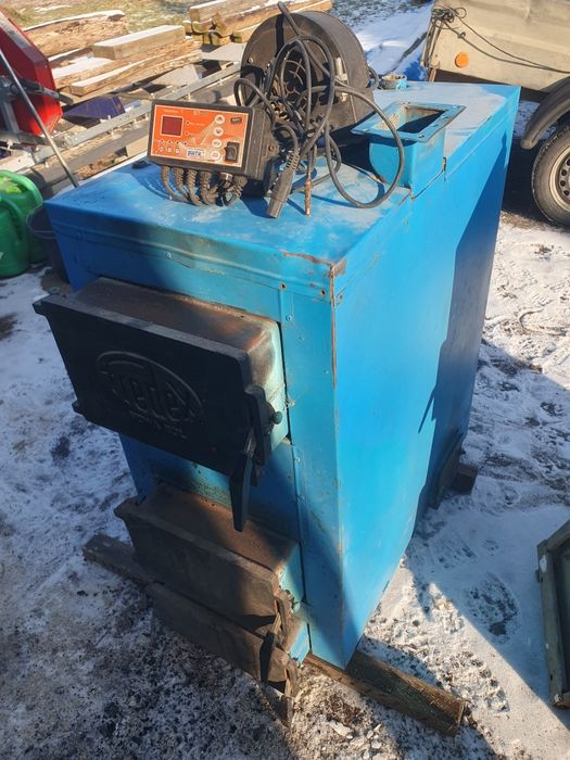 Ogrzewanie sprawny duży na drewno 16/20kw