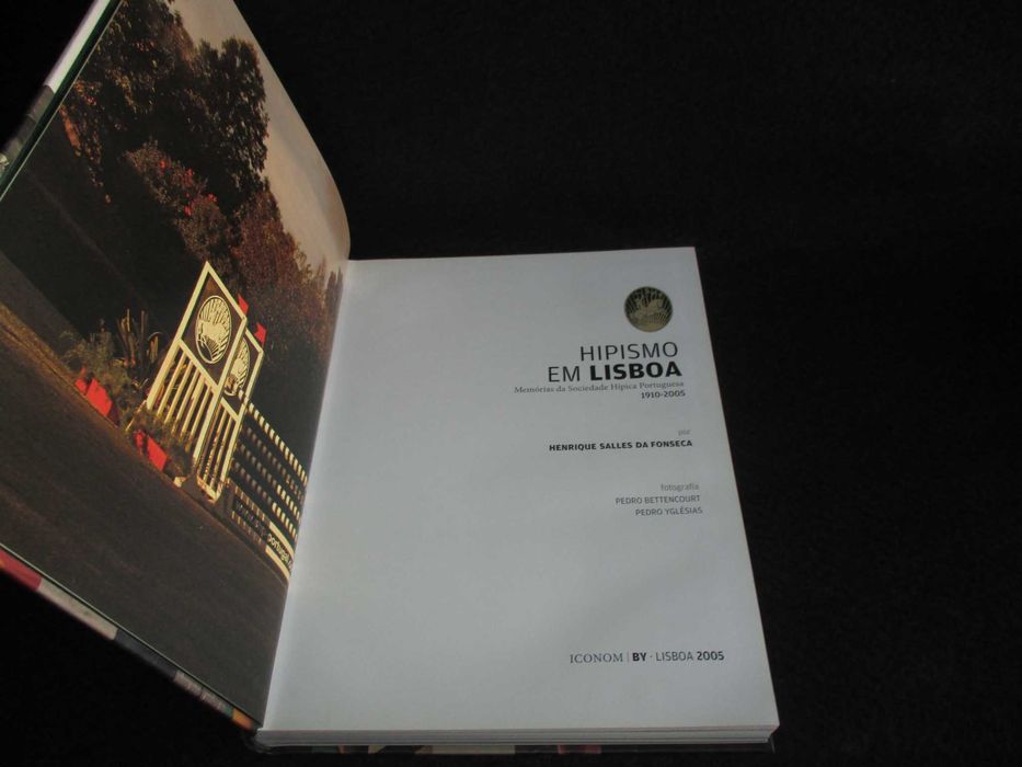 Livro Hipismo em Lisboa Memórias Sociedade Hípica Autografado