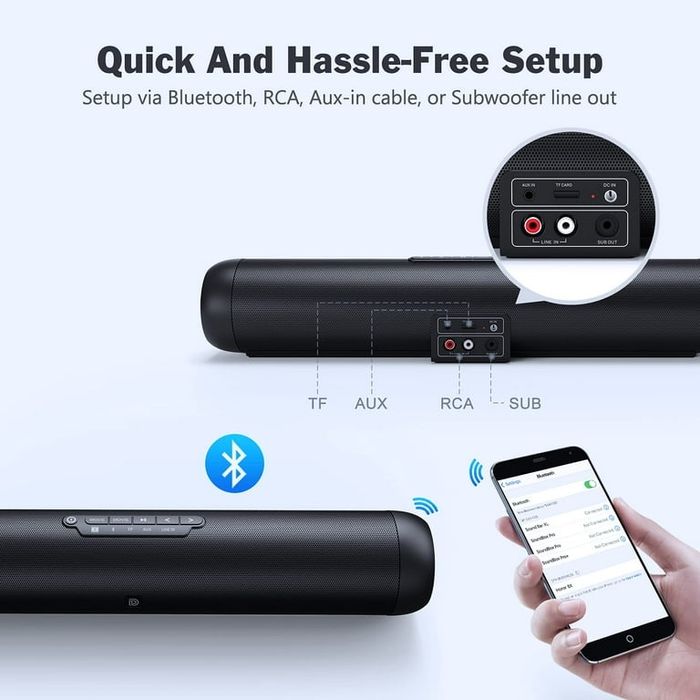 Soundbar XL DOSS Sistema de alto-falante Bluetooth