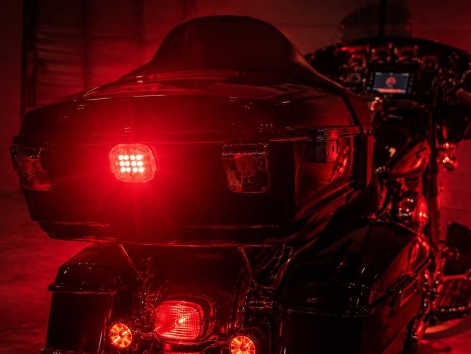 Lampy stroboskopowe LED 7 kolorów pilot ostrzegawcze 2 szt