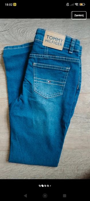 Jeansy Tommy Hilfiger 12 lat