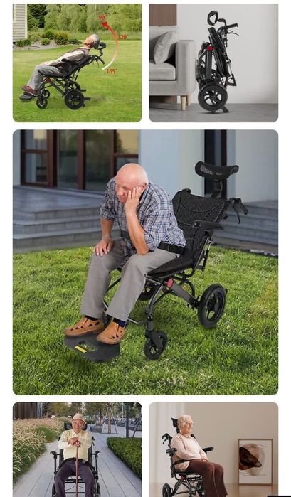 Cadeira de rodas reclinável Nova! Oportunidade para quem precisa