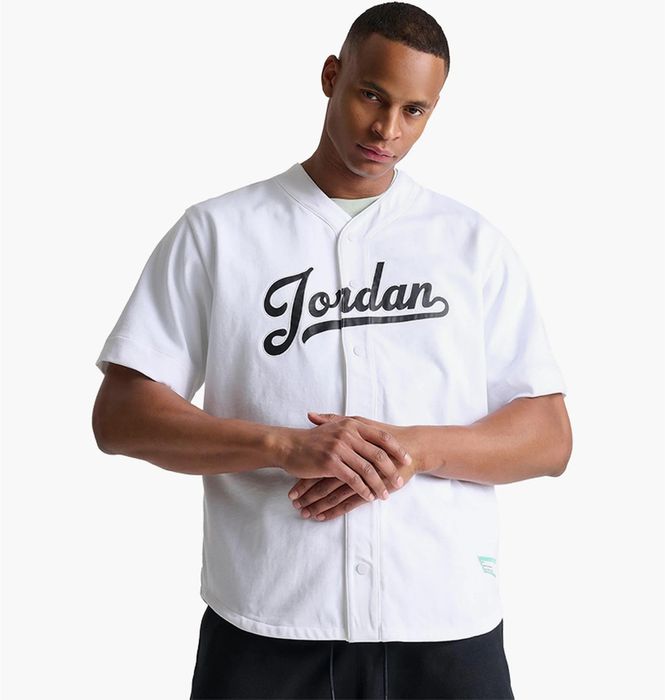 Рубашка Air Jordan Flight Mvp Buttoned Baseball Top оригінал  FN4663-100