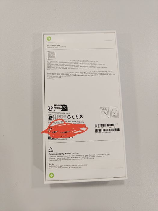 iPhone 18 pro max 256GB