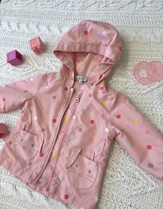 Вітровка для дівчинки 62–68 см • курточка 3–6 міс