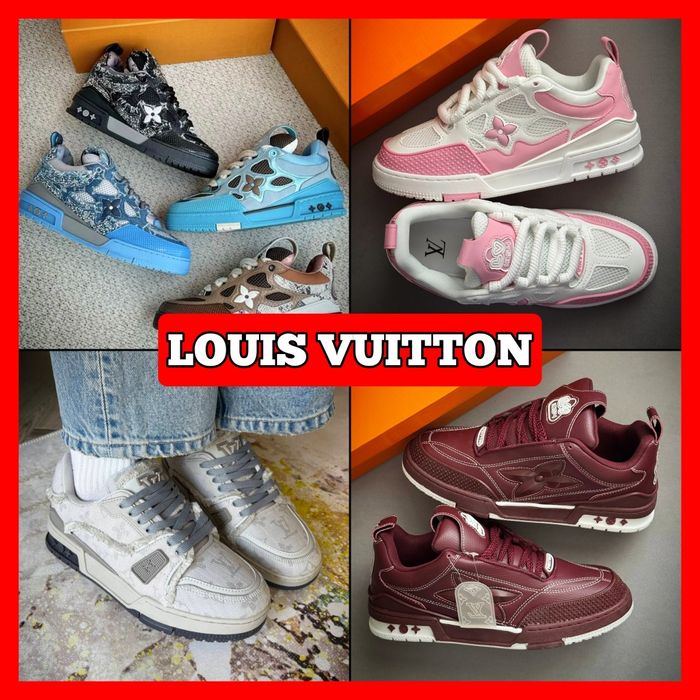 ВСІ КОЛЬОРИ‼️ Кросівки Louis Vuitton Trainer, Skate Sneaker, Archlight / 36-46, Унісекс, ПРЕМІУМ