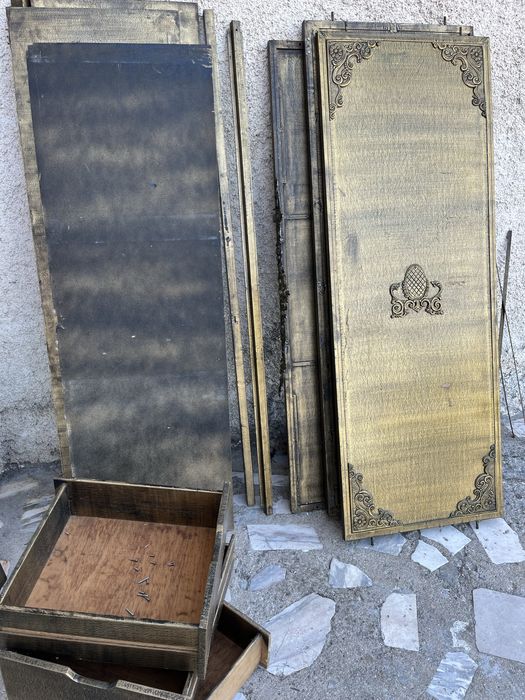 Armário ferro e madeira