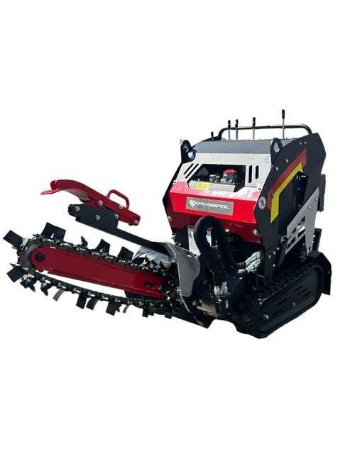 Koparka łańcuchowa z napędem wycinarka do darni wynajem wypożyczalnia