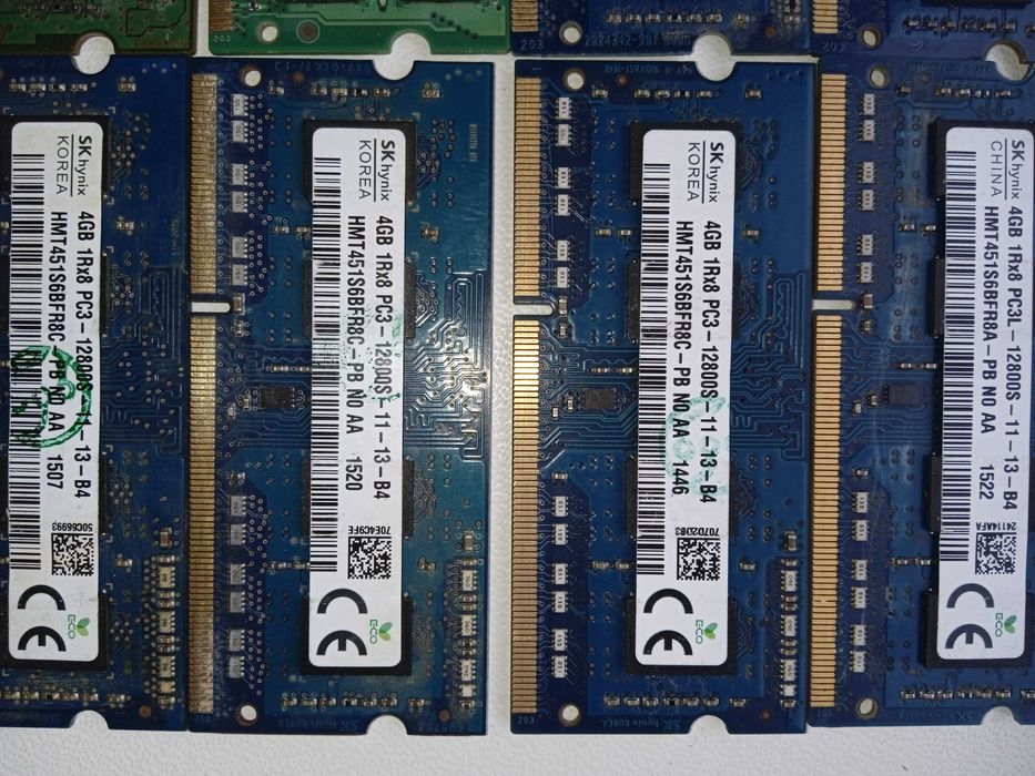оперативна пам'ять  DDR3/4 гб