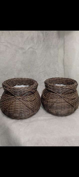 Кашпо з штучного ротангу для дому та саду