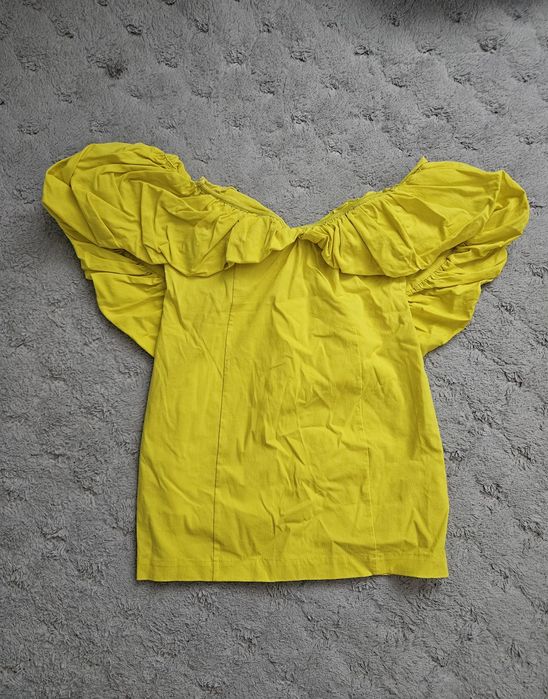 Żółta bluzka Zara, rozm. S