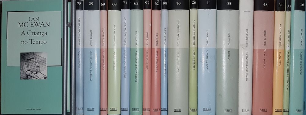 Livros Prémio Nobel e Mil folhas .