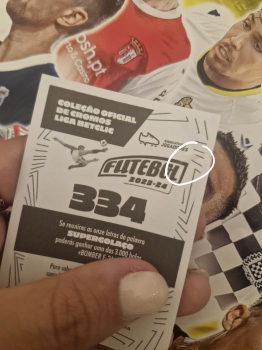 Cromos coleção caderneta panini futebol 2023-2024