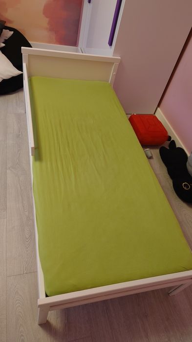 Łóżko dziecięce z materacem oddam za darmo Łuków