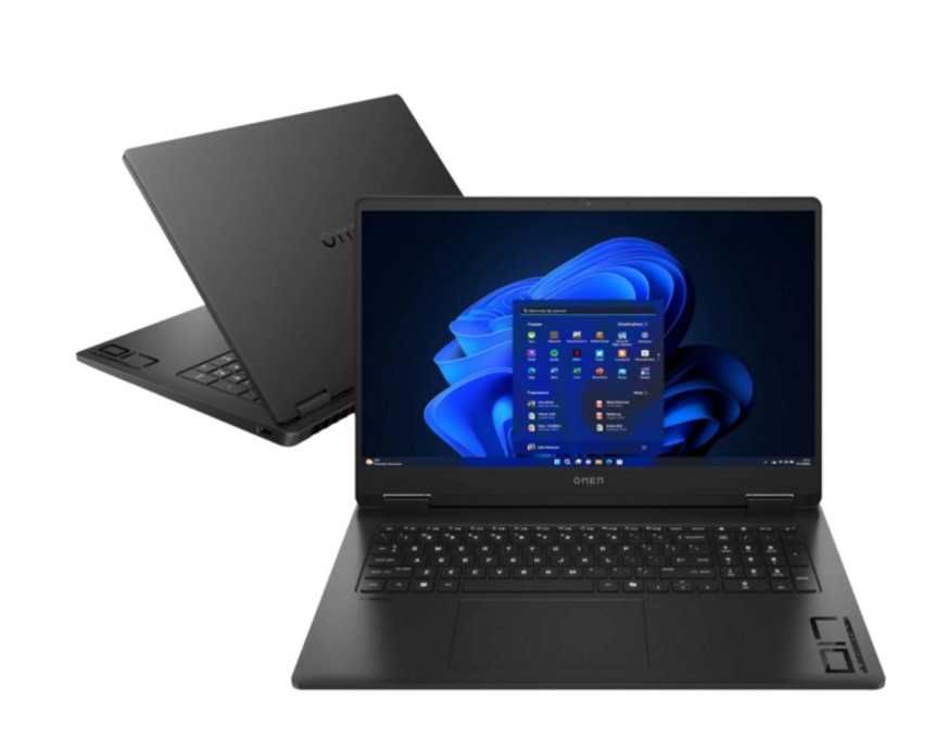 HP - Laptop HP Omen 17-db0011nw FHD Ryzen 5 8645HS/16GB/512GB SSD/RTX4050 6GB/Win11H Czarny (Shadow Black)