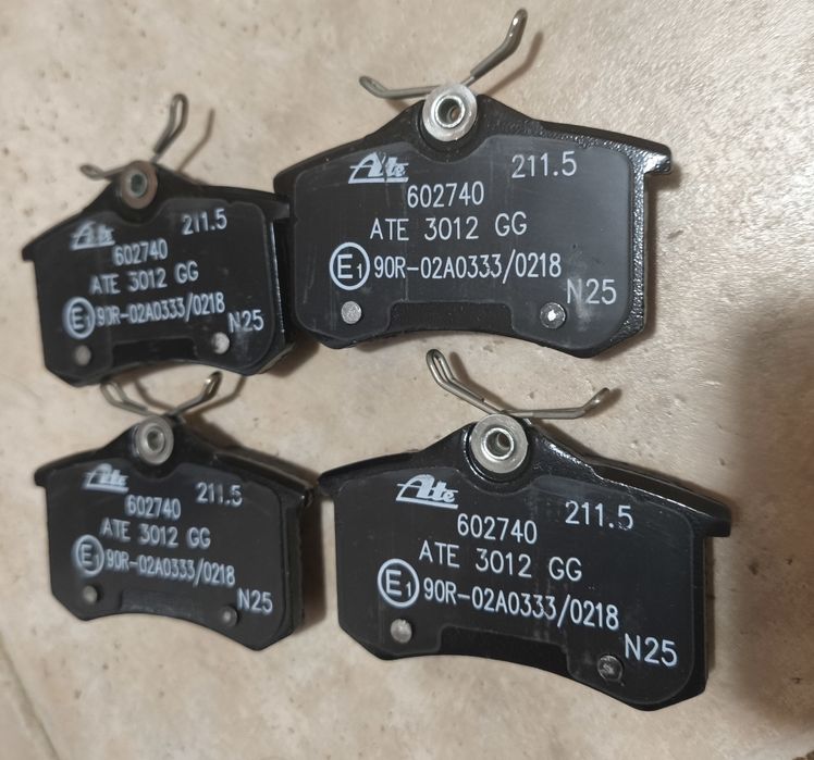 Pastilhas de travão ATE Renault/Citroen/Peugeot