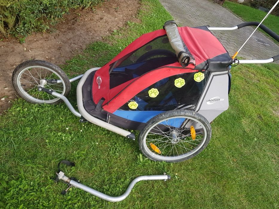 Croozer 535 przyczepka rowerowa riksza wózek 2w1