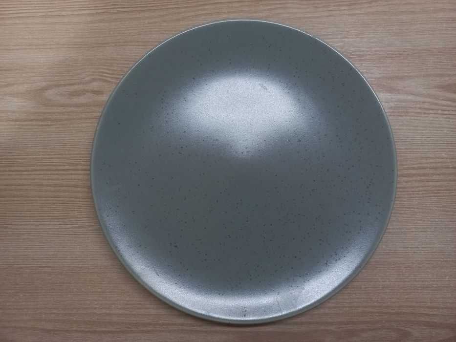 Тарілка Ikea 19см діаметром (сіро-синього кольору)