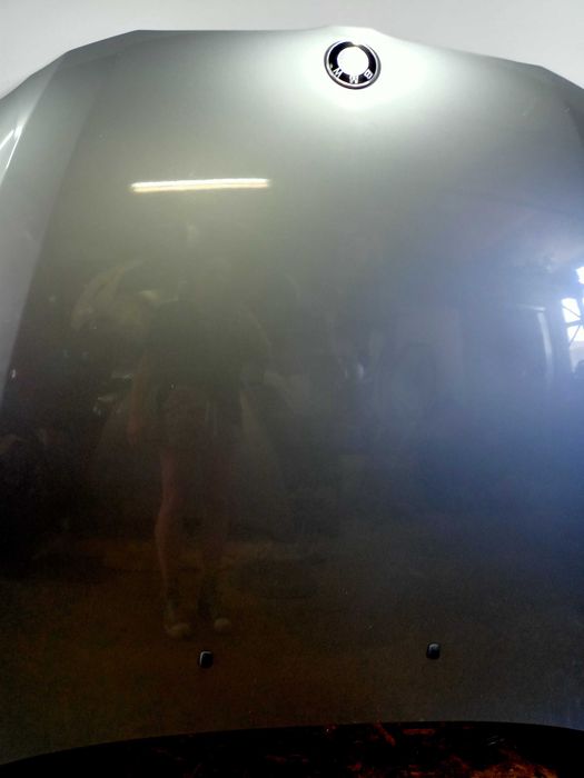 BMW E60 seria 5 maska przód przednia oryginał kolor A08/7 silbergrau