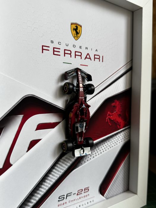 Ferrari bolid f1 ramka kolekcjonerska 3d