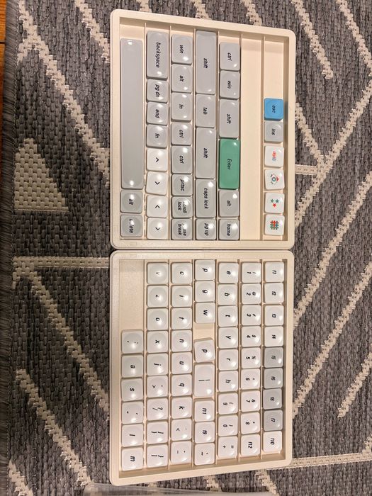 Кейкапи PBT LCK-Deja Vu (Ретро-Стиль) Low Profile