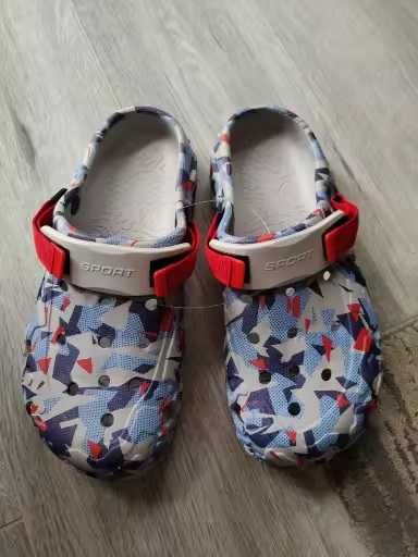 Męskie Chodaki zapinane na rzep