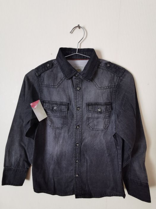 НОВА джинсова сорочка Rebel (Primark) для хлопчика 10-11 років (140-146 см)