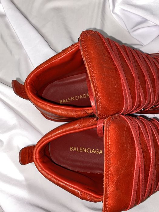 Balenciaga Arena Червоні кросівки Баленсіага Арена кеды Баленси